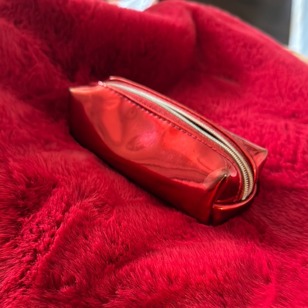 Red Metallic Women's Bag